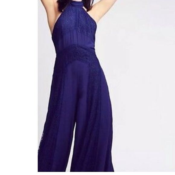NWT Free People Sweet Talkin’ Halter-Neck Jumpsuit - Picture 3 of 5